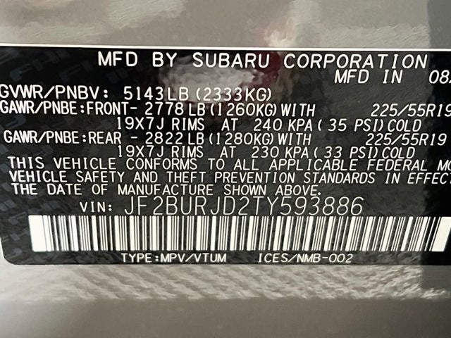 2026 Subaru OUTBACK Touring XT