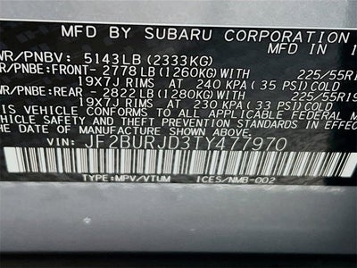 2026 Subaru OUTBACK Touring XT