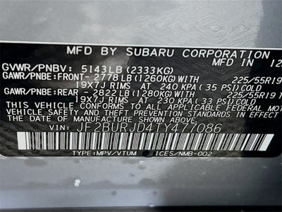 2026 Subaru OUTBACK Touring XT