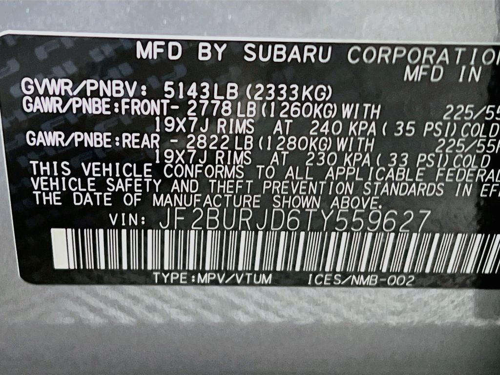 2026 Subaru OUTBACK Touring XT