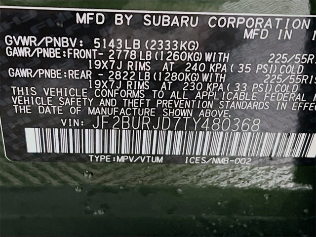 2026 Subaru OUTBACK Touring XT