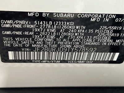 2026 Subaru OUTBACK Touring XT