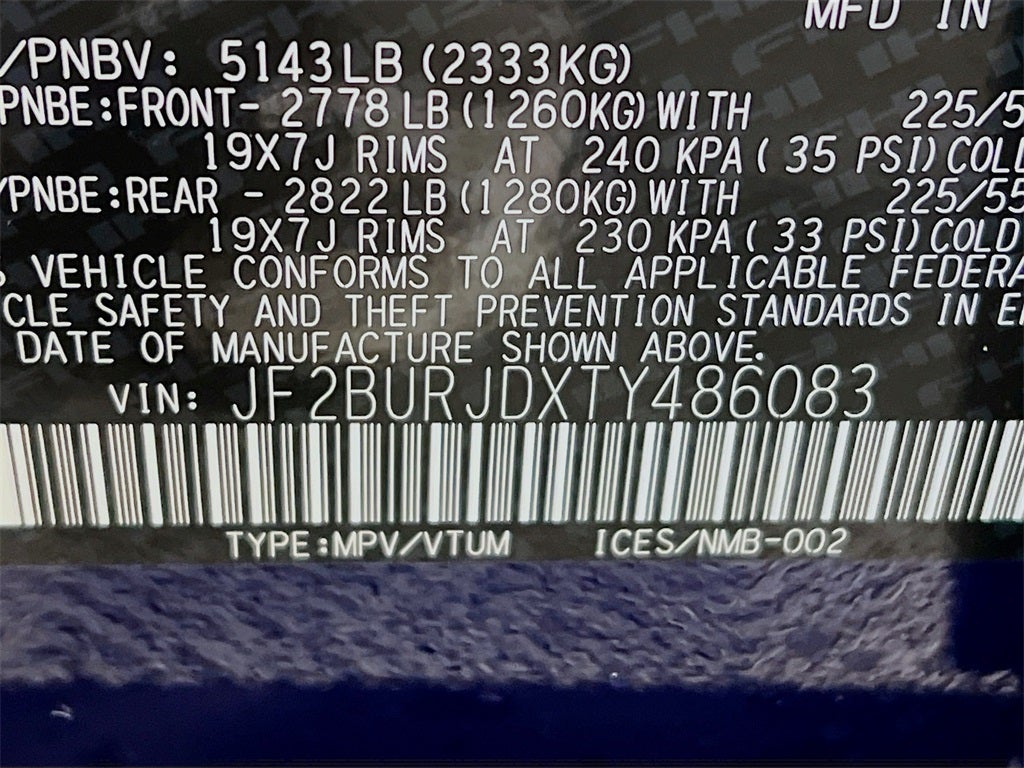 2026 Subaru OUTBACK Touring XT