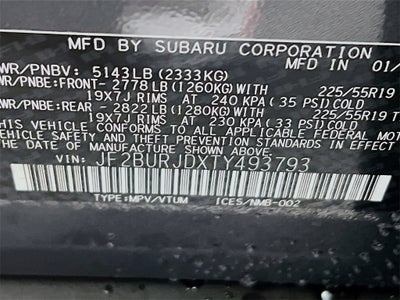 2026 Subaru OUTBACK Touring XT