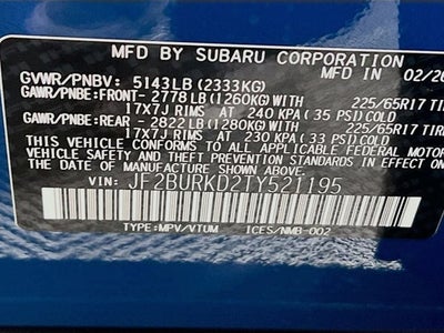 2026 Subaru OUTBACK Wilderness