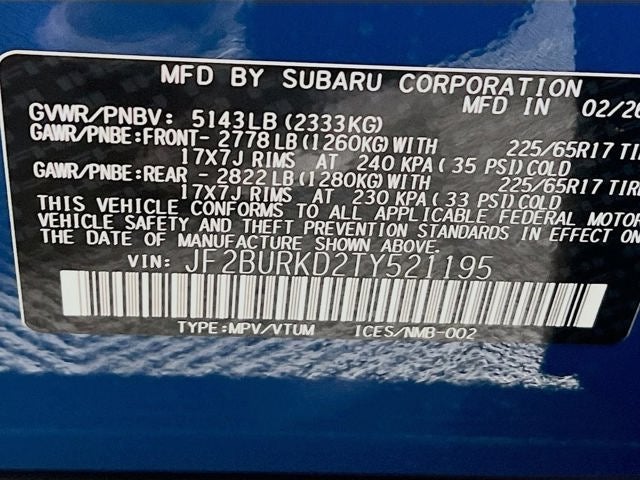 2026 Subaru OUTBACK Wilderness