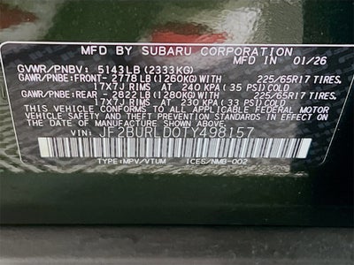 2026 Subaru OUTBACK Wilderness