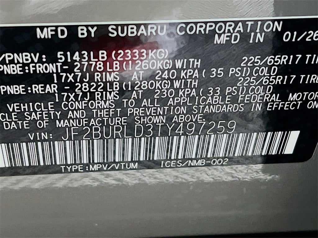 2026 Subaru OUTBACK Wilderness