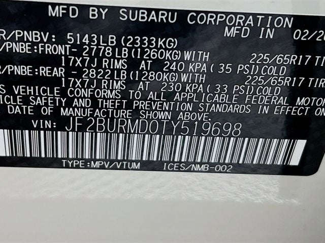 2026 Subaru OUTBACK Wilderness