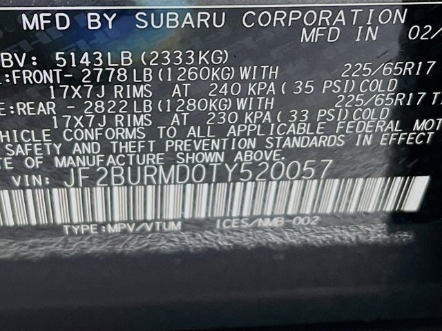 2026 Subaru OUTBACK Wilderness