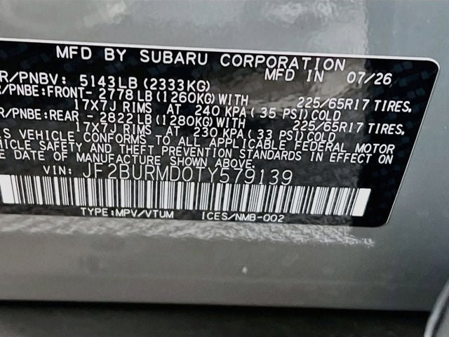 2026 Subaru OUTBACK Wilderness