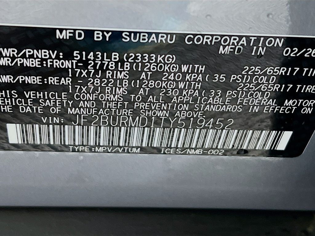 2026 Subaru OUTBACK Wilderness