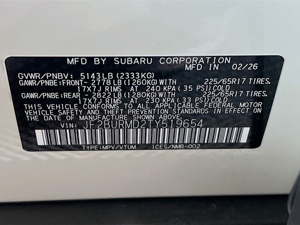 2026 Subaru OUTBACK Wilderness