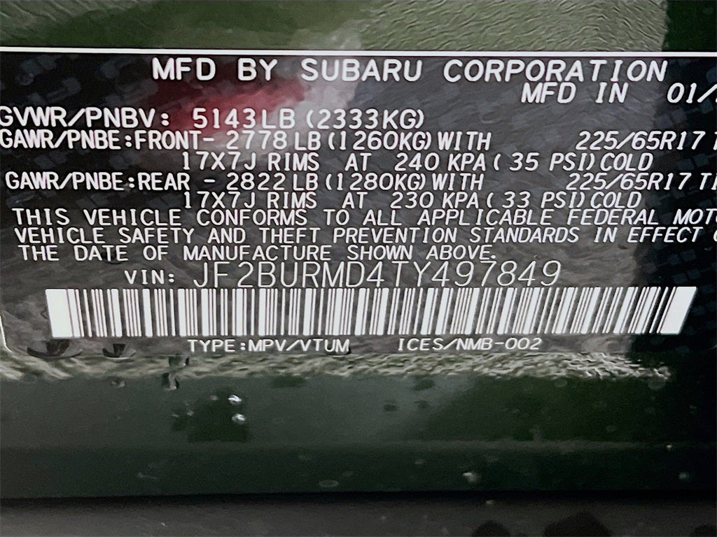 2026 Subaru OUTBACK Wilderness