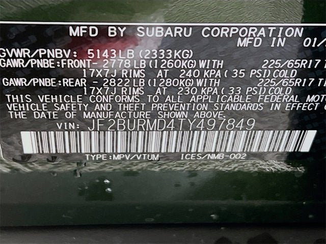 2026 Subaru OUTBACK Wilderness