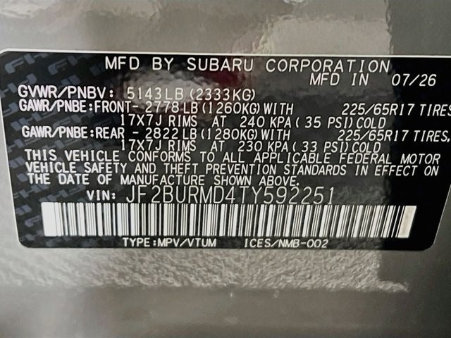 2026 Subaru OUTBACK Wilderness