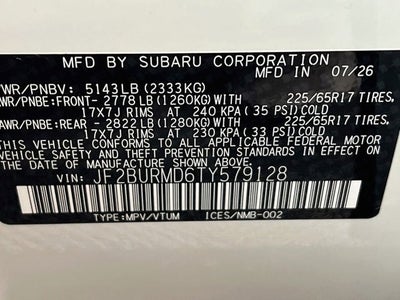 2026 Subaru OUTBACK Wilderness