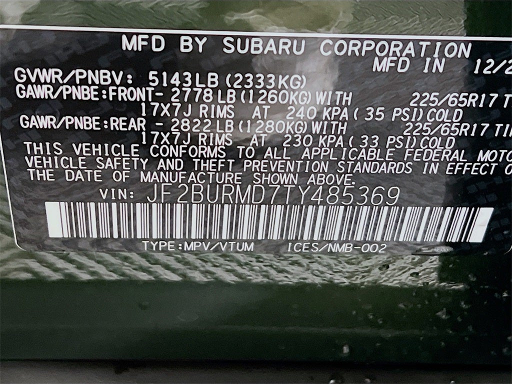 2026 Subaru OUTBACK Wilderness