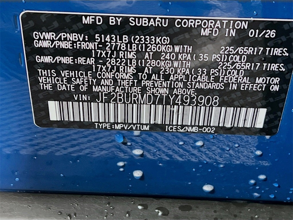 2026 Subaru OUTBACK Wilderness