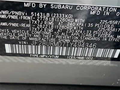 2026 Subaru OUTBACK Wilderness