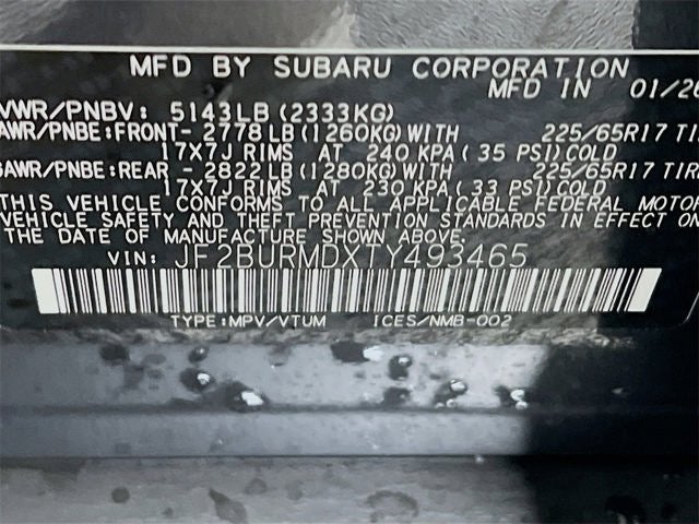 2026 Subaru OUTBACK Wilderness