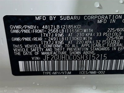 2025 Subaru CROSSTREK Premium