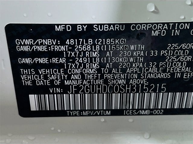 2025 Subaru CROSSTREK Premium