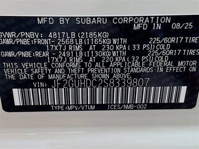 2025 Subaru CROSSTREK Premium