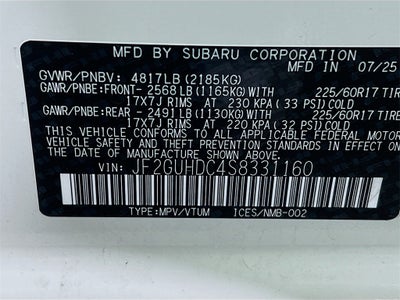 2025 Subaru CROSSTREK Premium