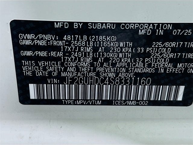 2025 Subaru CROSSTREK Premium