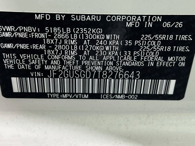 2026 Subaru CROSSTREK Sport Hybrid