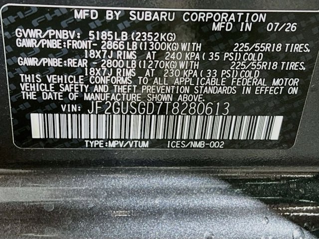 2026 Subaru CROSSTREK Sport Hybrid