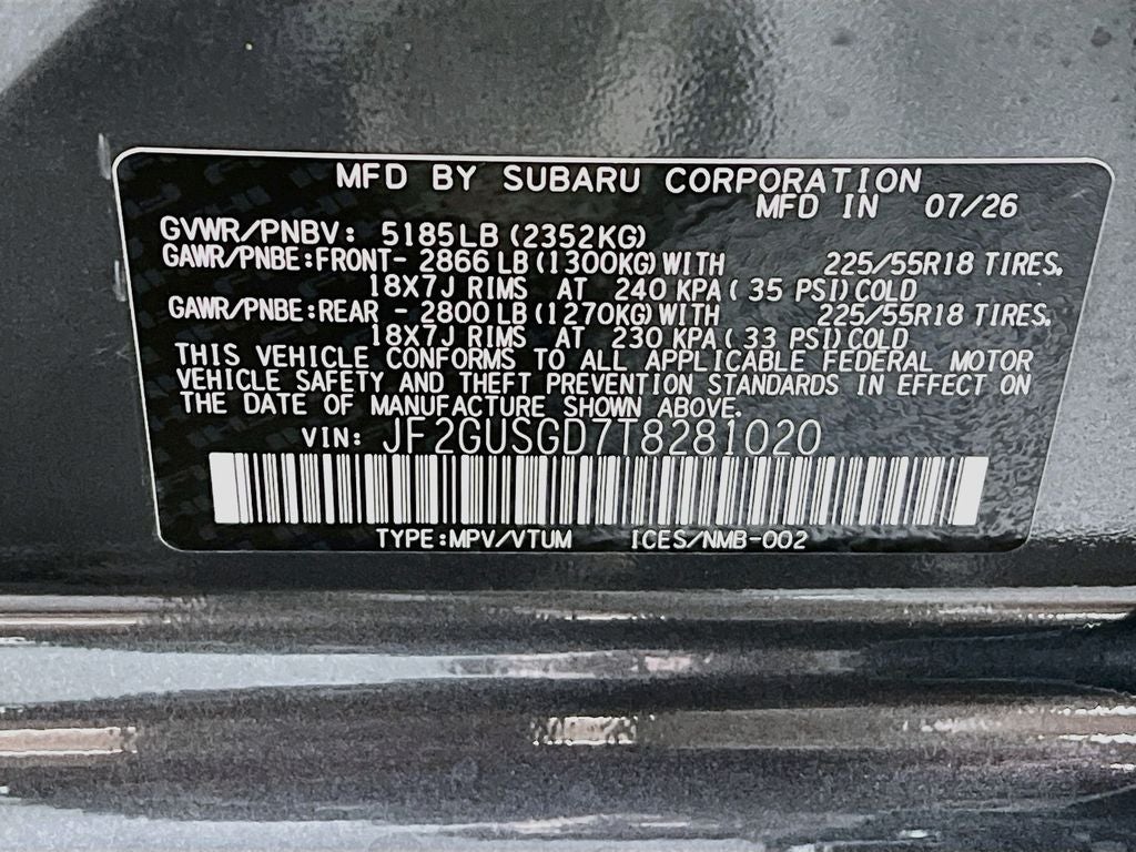 2026 Subaru CROSSTREK Sport Hybrid