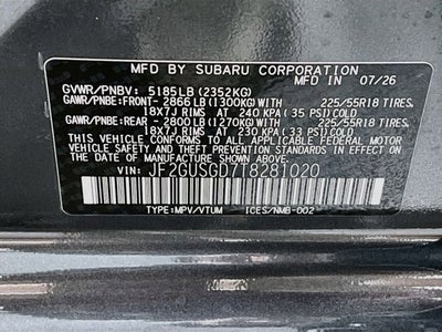 2026 Subaru CROSSTREK Sport Hybrid