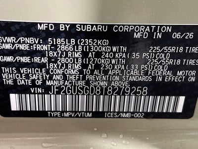 2026 Subaru CROSSTREK Sport Hybrid