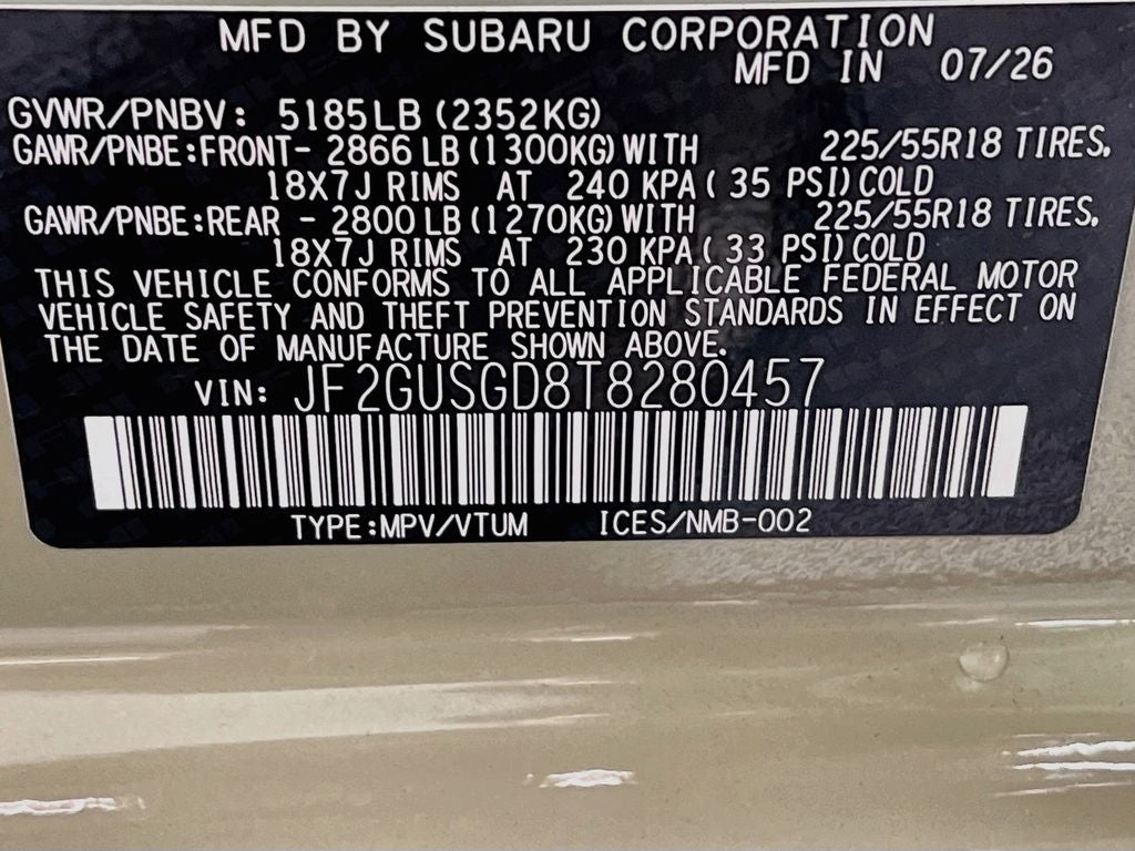 2026 Subaru CROSSTREK Sport Hybrid