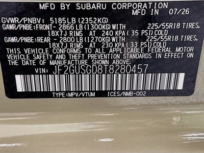2026 Subaru CROSSTREK Sport Hybrid
