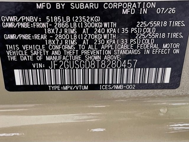2026 Subaru CROSSTREK Sport Hybrid
