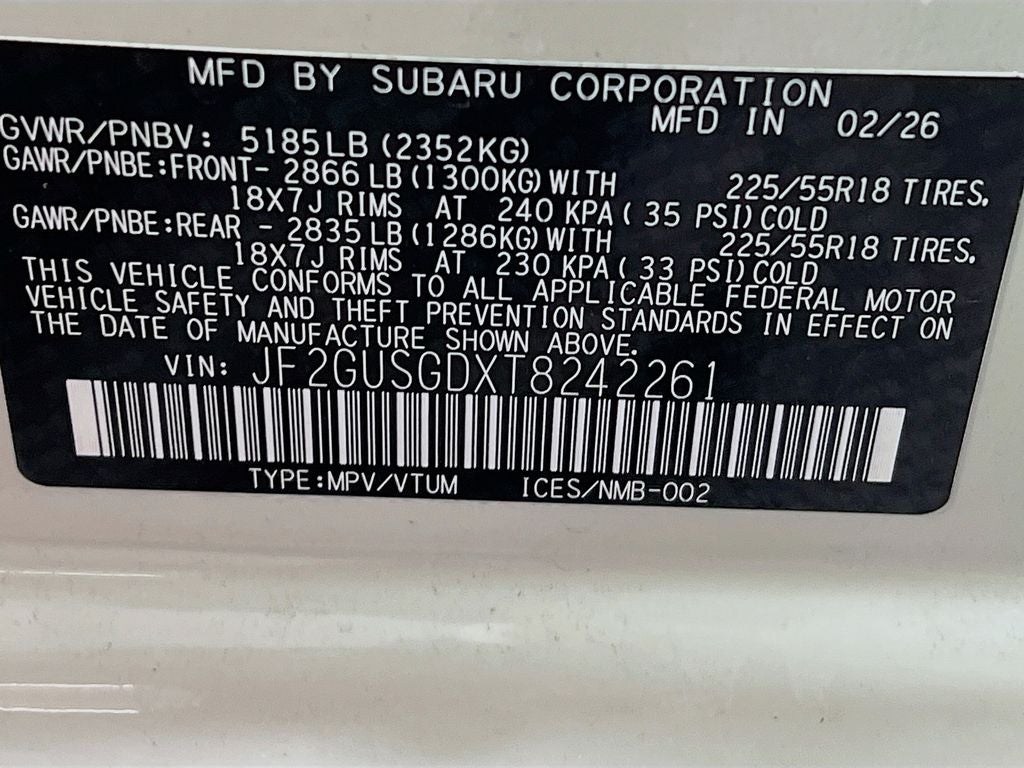 2026 Subaru CROSSTREK Sport Hybrid