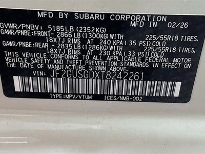 2026 Subaru CROSSTREK Sport Hybrid