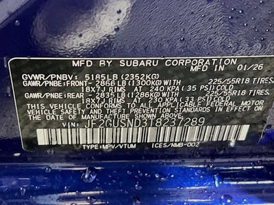 2026 Subaru CROSSTREK Limited Hybrid