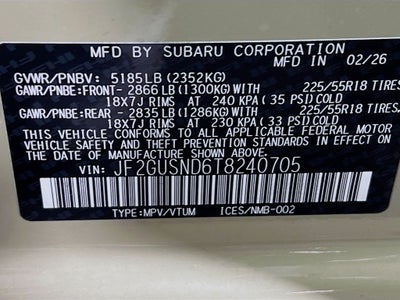 2026 Subaru CROSSTREK Limited Hybrid