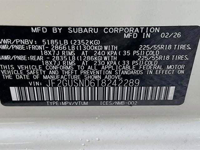 2026 Subaru CROSSTREK Limited Hybrid