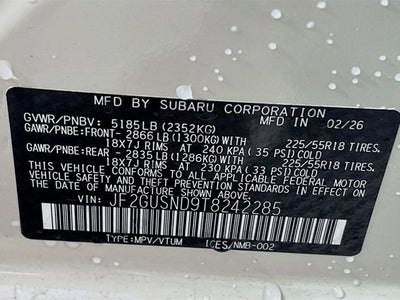 2026 Subaru CROSSTREK Limited Hybrid