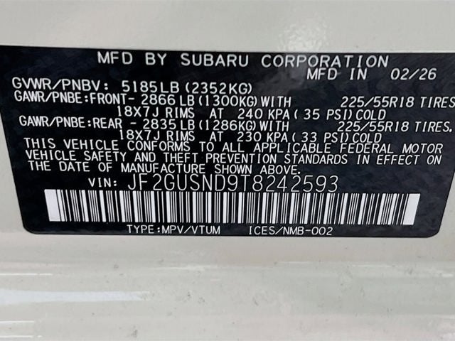 2026 Subaru CROSSTREK Limited Hybrid