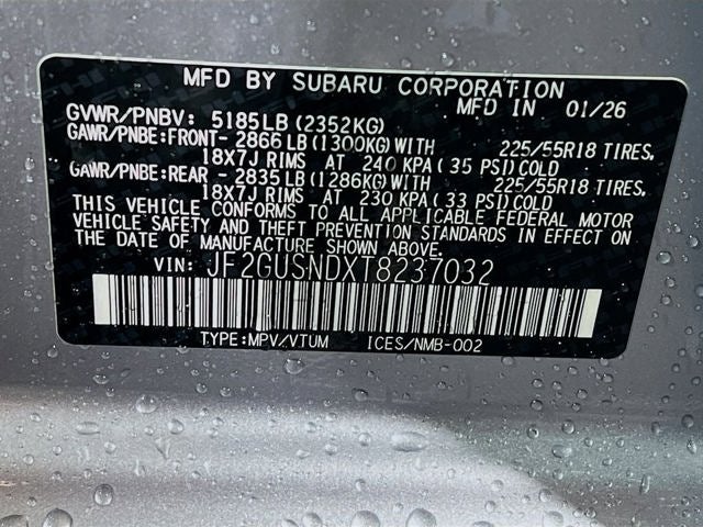 2026 Subaru CROSSTREK Limited Hybrid