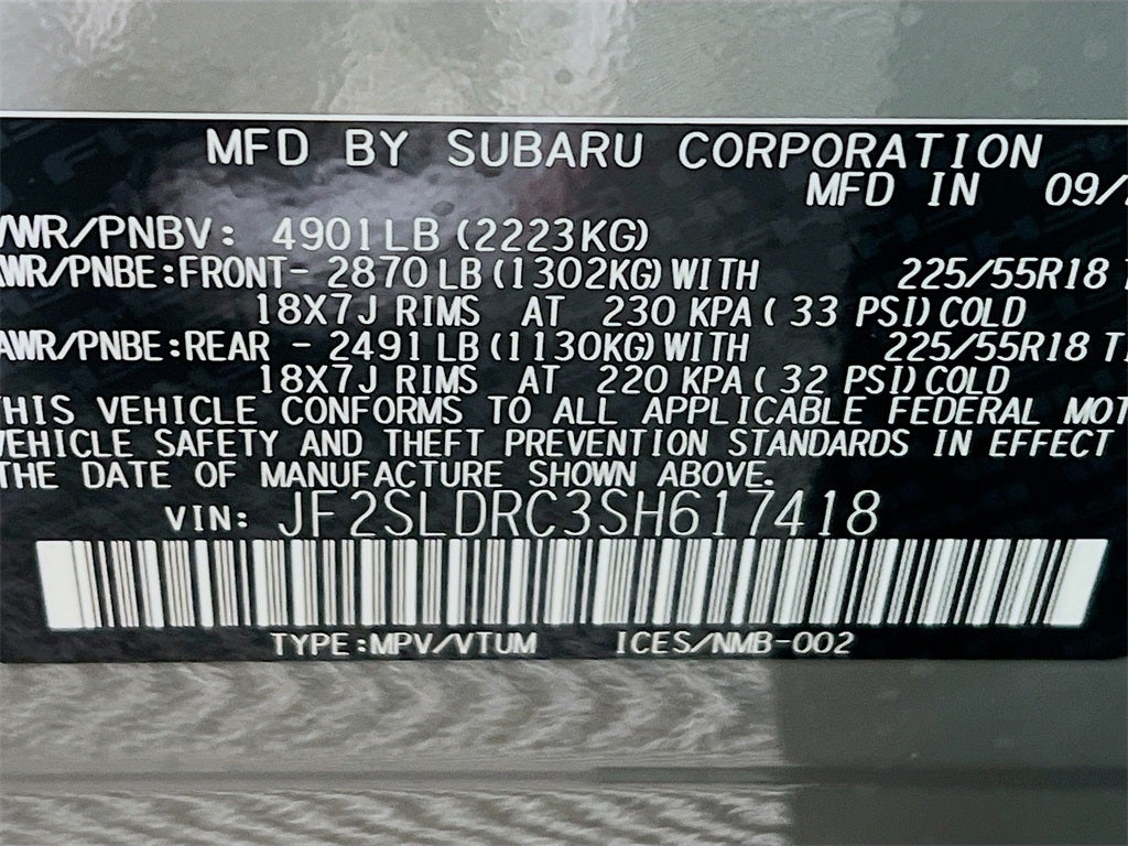 2025 Subaru FORESTER Limited