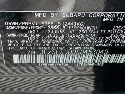 2025 Subaru FORESTER Sport Hybrid