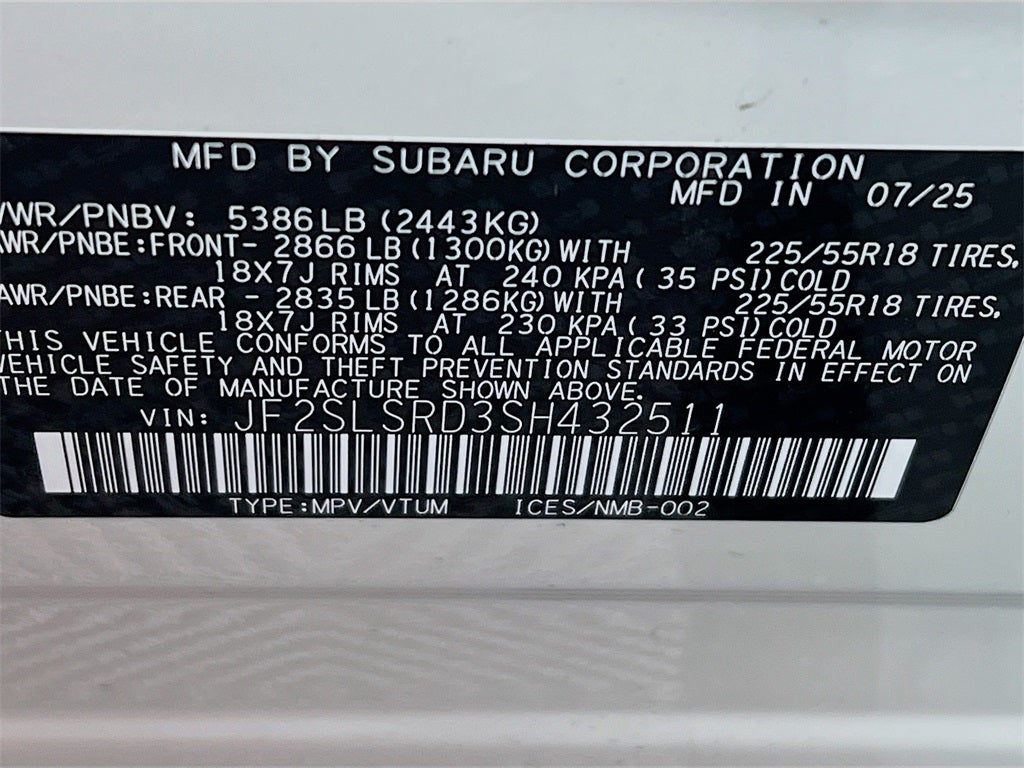 2025 Subaru FORESTER Limited Hybrid