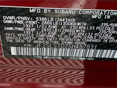 2025 Subaru FORESTER Touring Hybrid